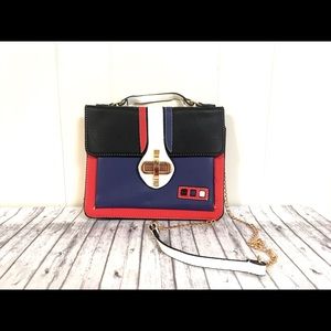 cross body / Sling purse with Metal chain strap